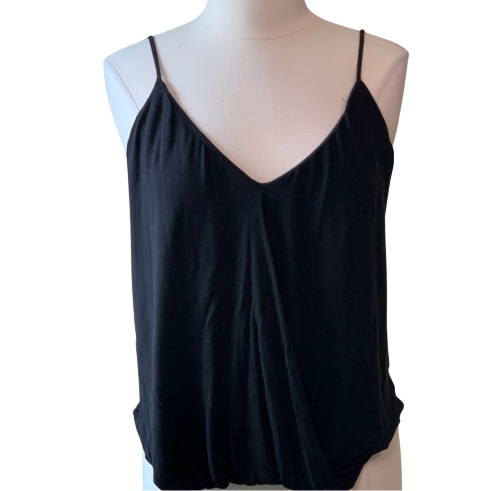 SOCIALITE Black Cami Tank Knit Large Blousy